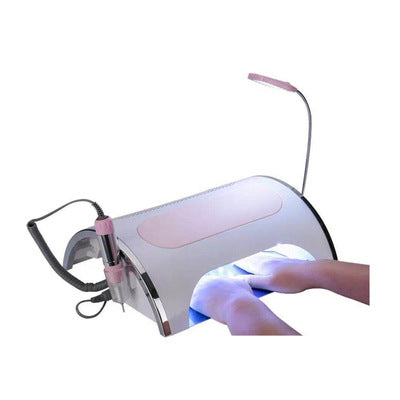 Limpiador de Uñas 5 en 1 Profesional | Estación Manicura | Veloxa - Limpiador de Uñas Multifunción 5 en 1 - Estación Profesional