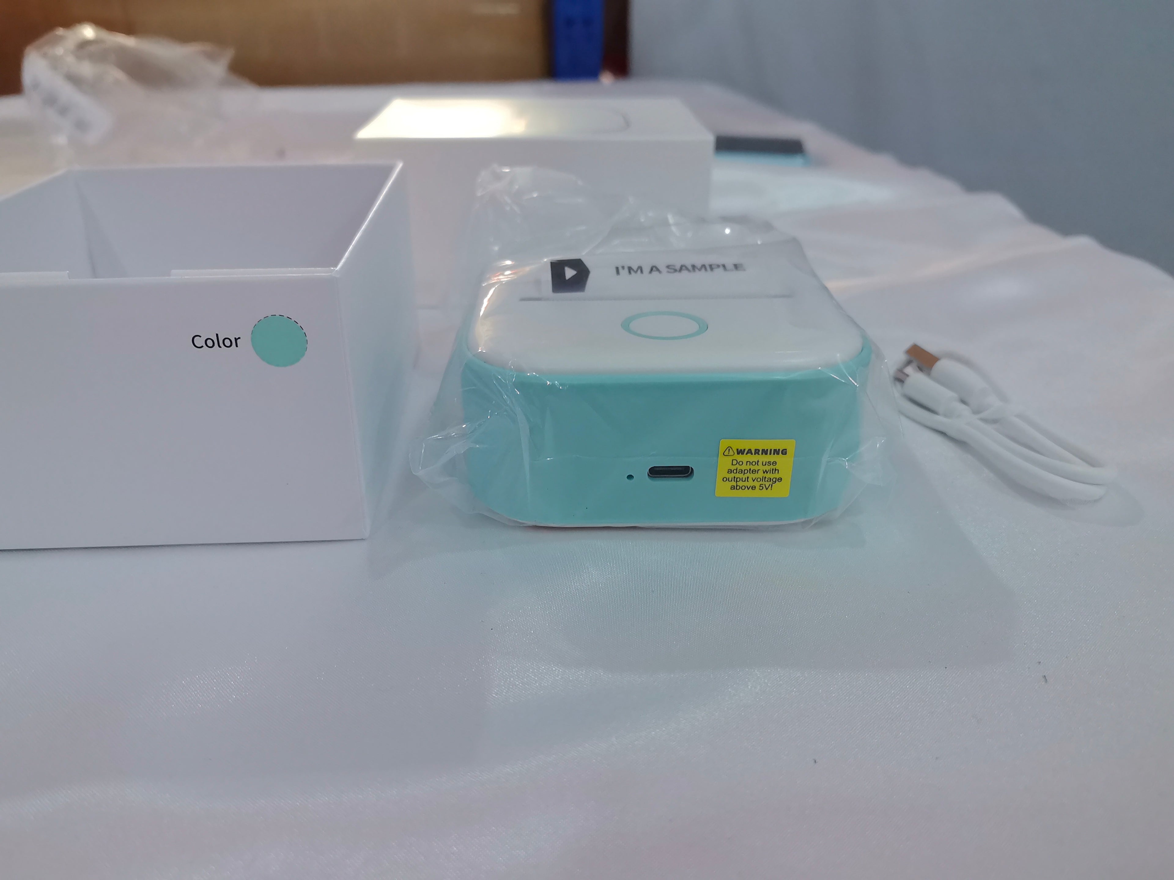 Impresora portátil mini térmica de etiquetas, impresora de fotos para el hogar,Bluetooth.