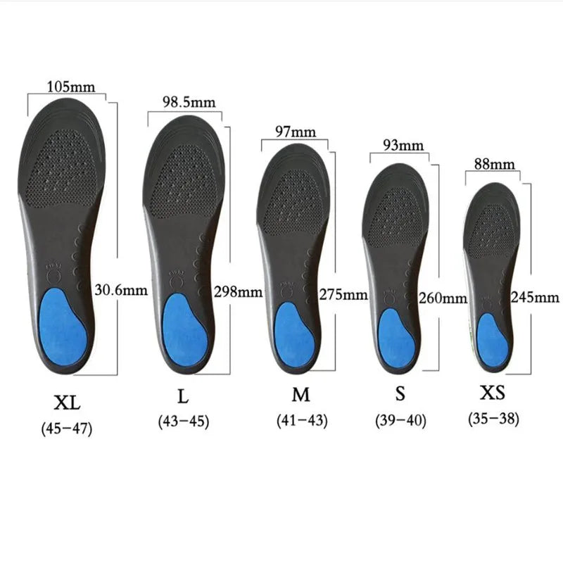 EVA Orthopedic Insoles Orthotics Flat Foot Health Sole Pad for Shoes Insert Arch Support Pad for Plantar Fasciitis Men Woman