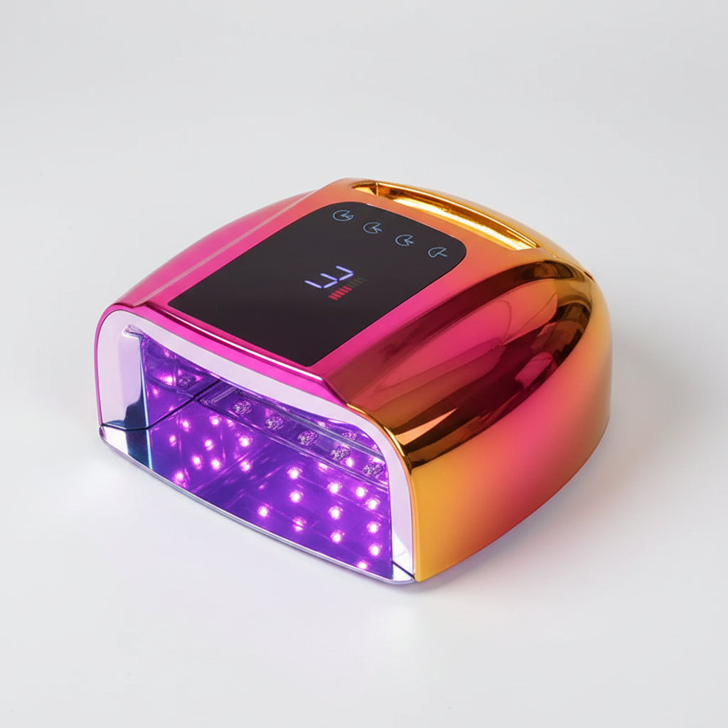 Máquina de secado de uñas UV LED 96W alta potencia profesional para uso en salón y casa. www.veloxashop.com